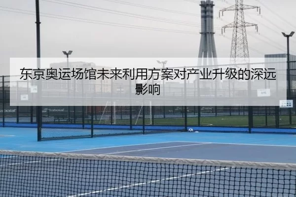 东京奥运场馆未来利用方案对产业升级的深远影响